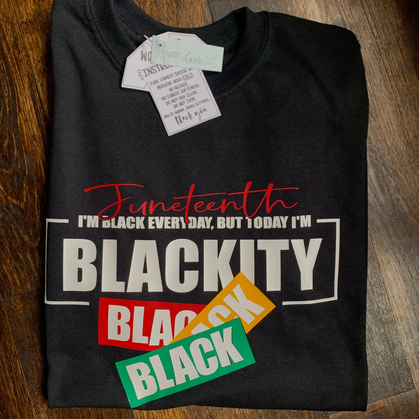 Blackity Black Black - Juneteenth Unisex T-Shirt